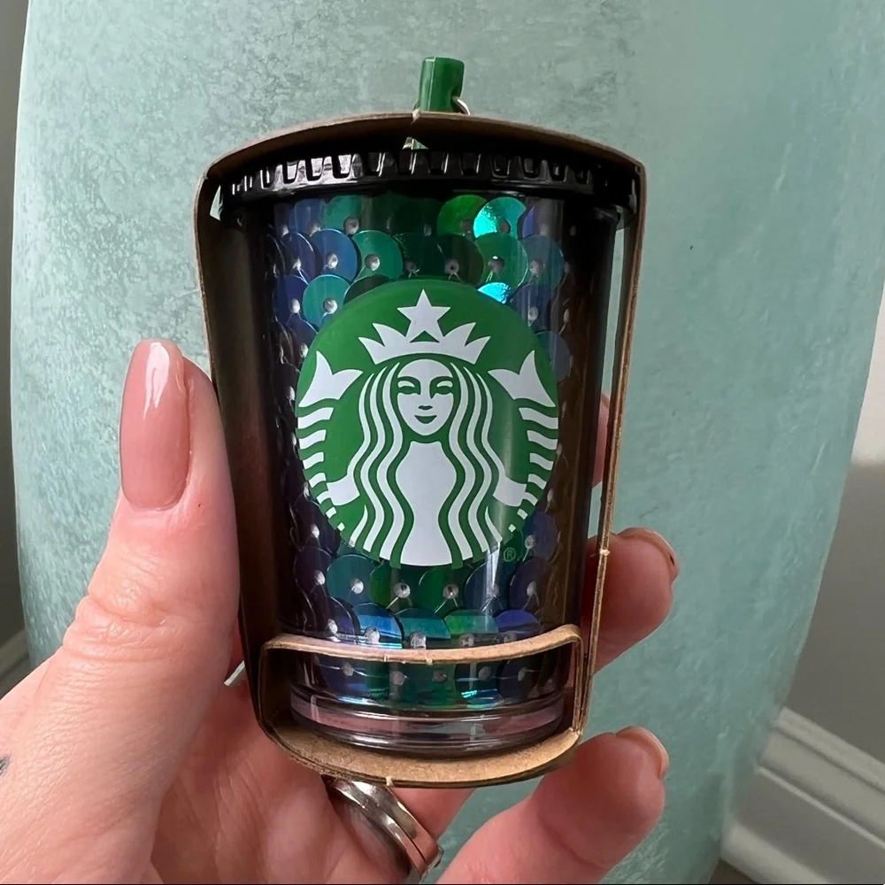 Starbucks UK Release Mermaid Sequin Keychain 🧜🏼♀️ - Picture 3 of 6